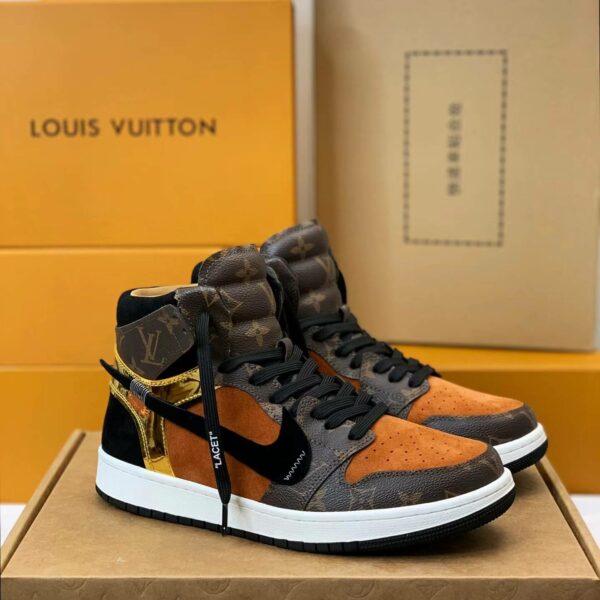 LOUIS VUITTON × NIKE AIR FORCE 1 Sneaker High-tops