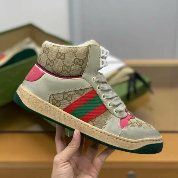 Gucci High-top Distressed sneakers