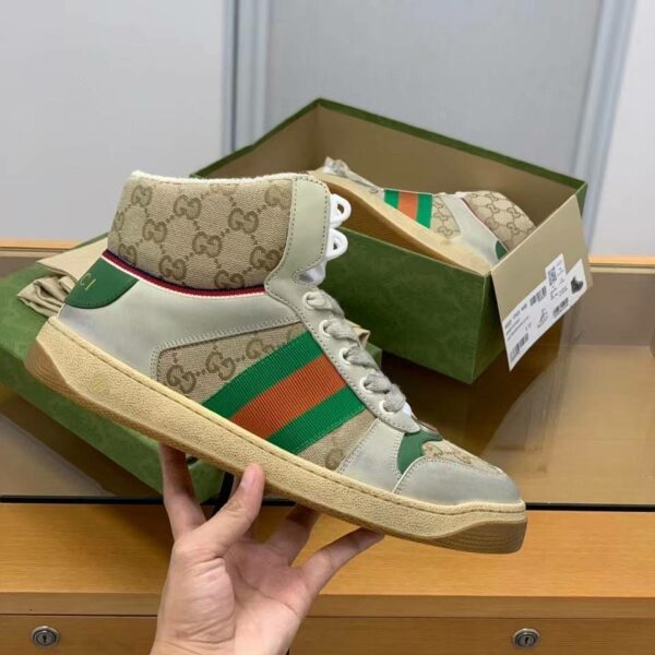 Gucci High-top Distressed sneakers