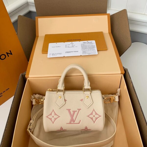 Louis Vuitton Nano Speedy M81913，Size：16*10*7.5cm