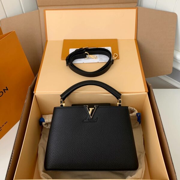 LOUIS VUITTON Capucines mini frame M48864 size:26.5*17.5*9cm