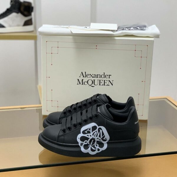 Alexander McQueen MQ 3D black bloom Sneakers