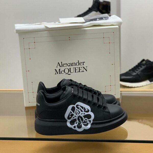 Alexander McQueen MQ 3D black bloom Sneakers