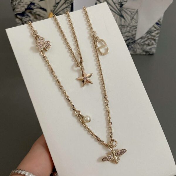 DIOR Star Double Layer Necklace