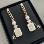 Chanel Perfume Bottle Stud Earrings