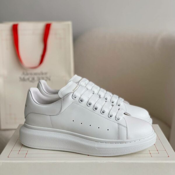 Alexander McQueen MQ white cowhide tail Sneakers