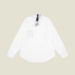LOEWE 2023 Fall Early Autumn New Collection Logo 3D Embroidery Long Sleeve Shirts