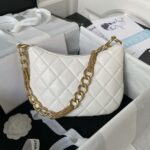 Chanel 22 3A Small Hobo Sheepskin Underarm Bag AS4220 Tassel Hardware, Top Quality 17.5 * 24 * 6cm