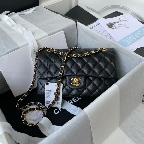 Chanel Classic Flap Bag A01113, Top Quality,  Medium Size: 23cm