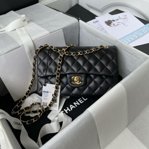 Chanel Classic Flap Bag A01113, Top Quality,  Medium Size: 23cm