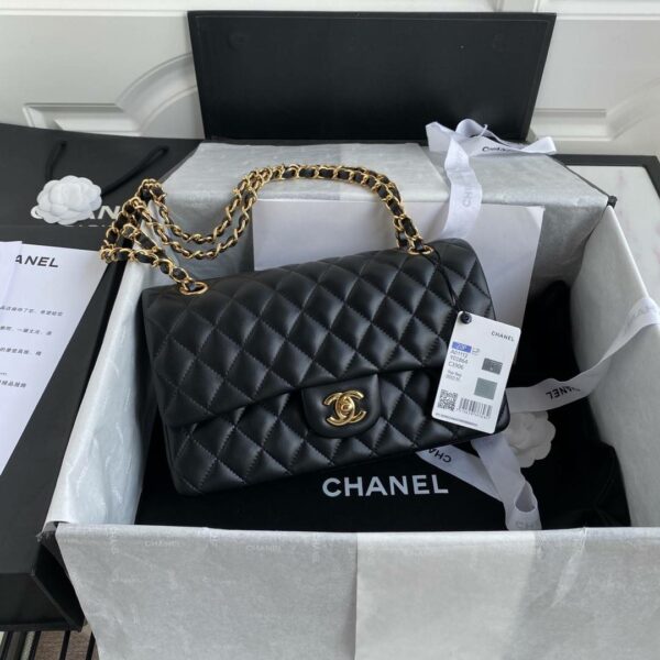 Chanel Classic Flap Bag A01112, Top Quality,  Medium Size: 15.5*25.5*6.5cm