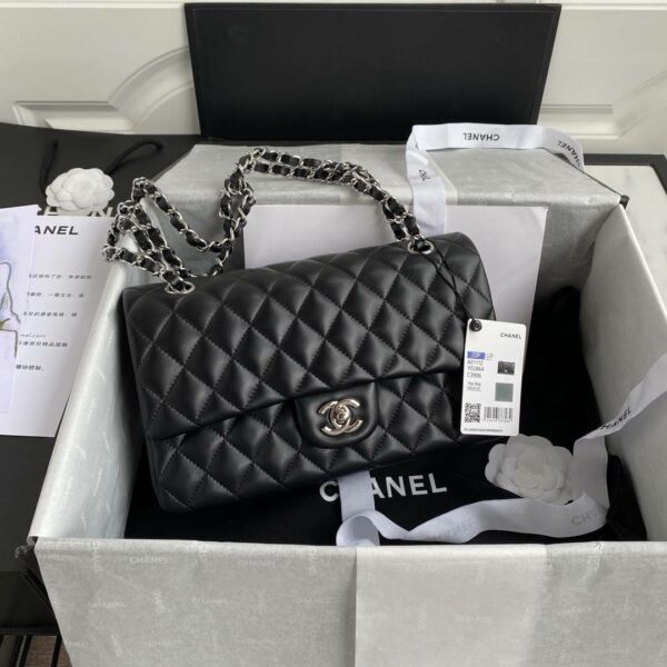 Chanel Classic Flap Bag A01112, Top Quality,  Medium   Size: 15.5*25.5*6.5cm