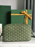 Goyard 2023 brand new Khaki Green Cap-Vert camera bag Size: 22 * 13 * 6.5cm