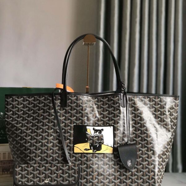 Goyard Saint Louis GM special painted Dou style shopping bag