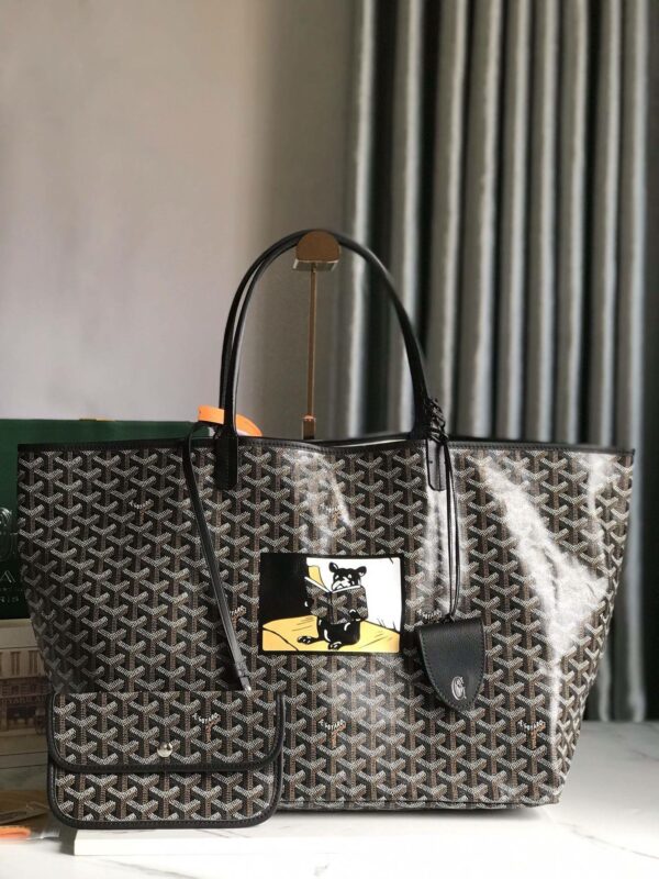 Goyard Saint Louis GM special painted Dou style shopping bag