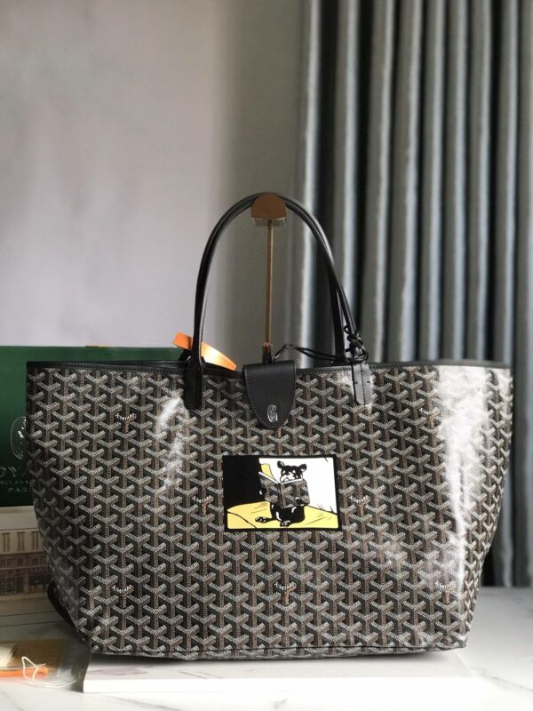 Goyard Saint Louis GM special painted Dou style shopping bag