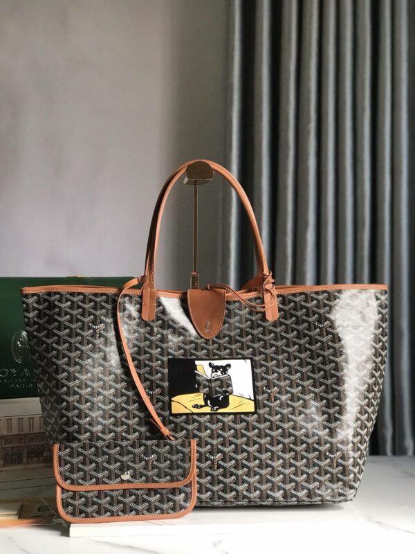 Goyard Saint Louis GM special painted Dou style shopping bag