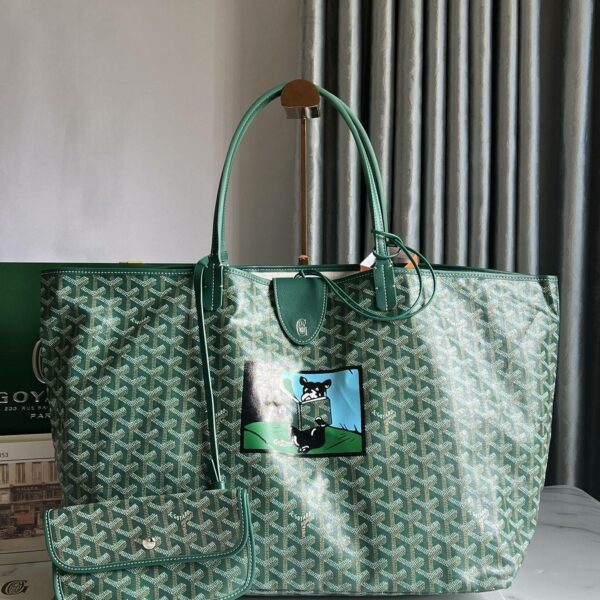 Goyard Saint Louis GM special painted Dou style shopping bag