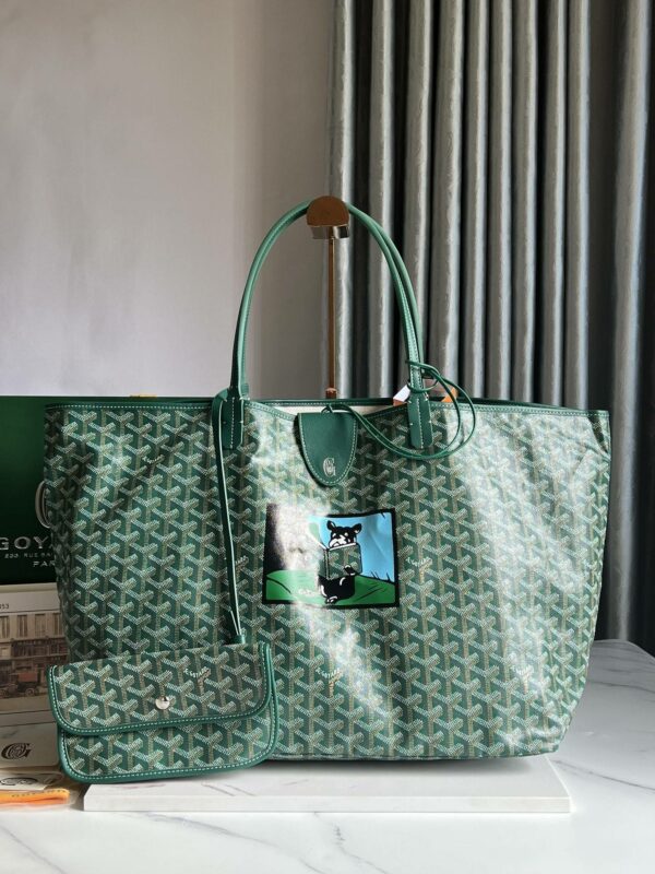 Goyard Saint Louis GM special painted Dou style shopping bag