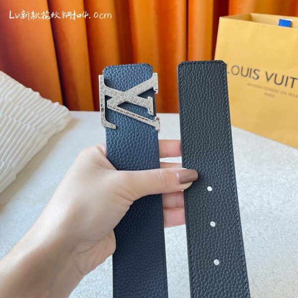 Louis Vuitton New pattern steel buckle 4.0cm Belt 000150