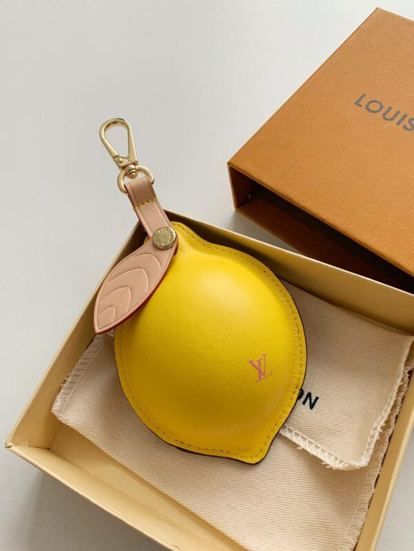 Louis Vuitton Lemon Vivienne Fun Xmas Bag Decoration and Keychain