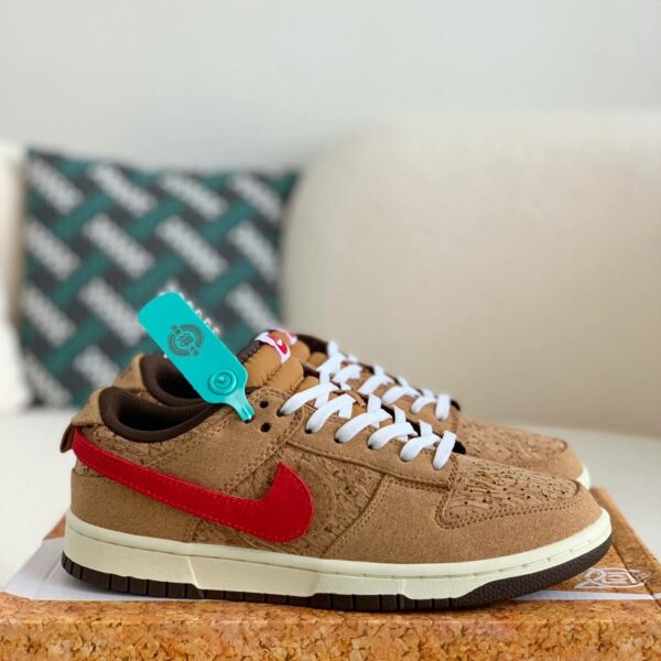 CLOT x Nike Dunk Low SP CN GCEL Cork Sneakers