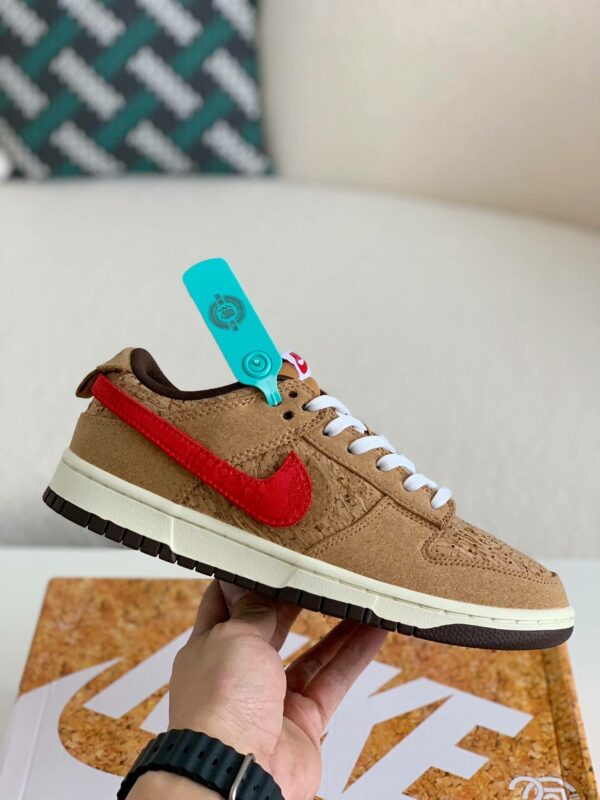 CLOT x Nike Dunk Low SP CN GCEL Cork Sneakers