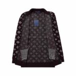 Louis Vuitton chest stripe patchwork long-sleeved coat jacket