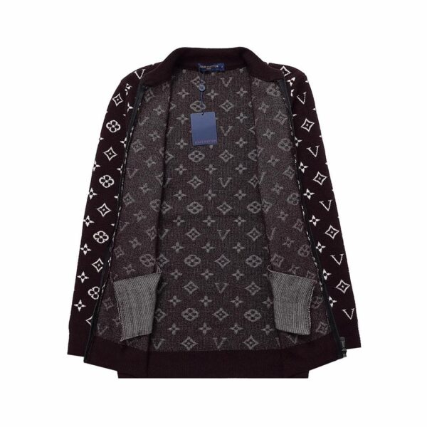 Louis Vuitton chest stripe patchwork long-sleeved coat jacket