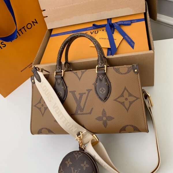 Louis Vuitton's Seasonal New ONTHEGO Horizontal Handbag M46653 Top Quality Size: 25 * 13 * 10cm