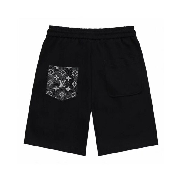 LV 23/SS men's new pocket accessories casual knitted shorts