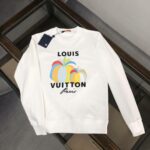 Louis Vuitton 2023 new autumn and winter couples style round neck sweatshirt