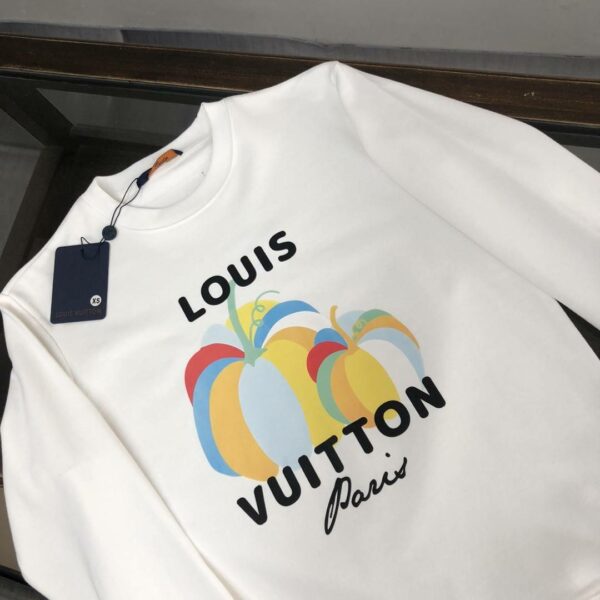 Louis Vuitton 2023 new autumn and winter couples style round neck sweatshirt