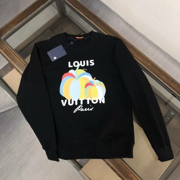 Louis Vuitton 2023 new autumn and winter couples style round neck sweatshirt