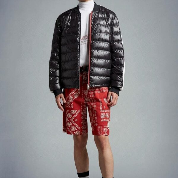 Moncler motorcycle down jacket