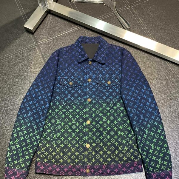 Louis Vuitton lapel denim jacket