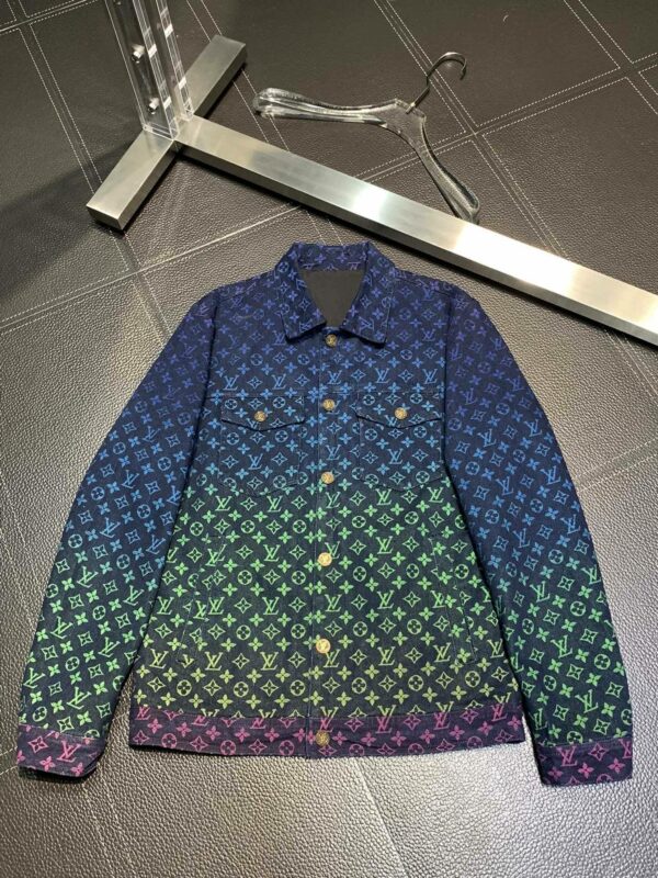 Louis Vuitton lapel denim jacket