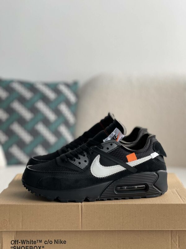 Off-White x Nike Air Max 90 Black THE TEN Sneakers