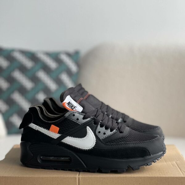 Off-White x Nike Air Max 90 Black THE TEN Sneakers