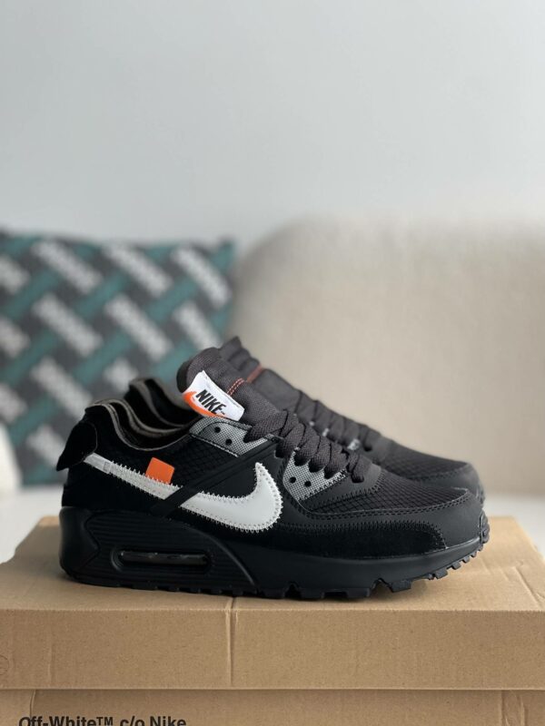 Off-White x Nike Air Max 90 Black THE TEN Sneakers