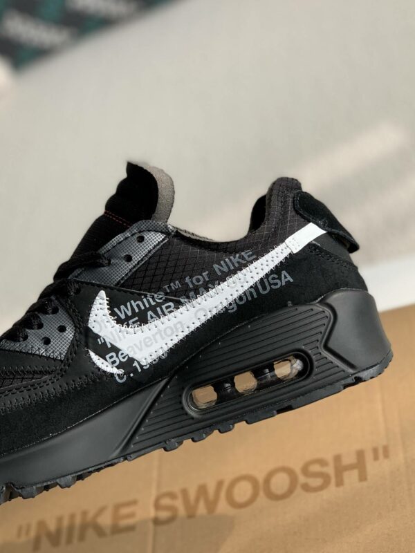 Off-White x Nike Air Max 90 Black THE TEN Sneakers