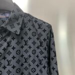 Louis Vuitton Flocked jacquard all over printed long sleeve shirt