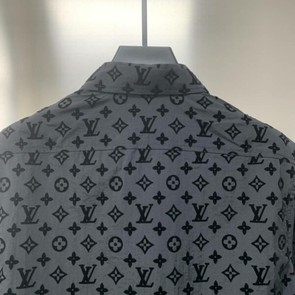 Louis Vuitton Flocked jacquard all over printed long sleeve shirt