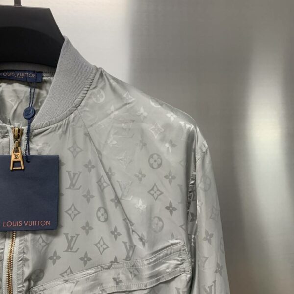 Louis Vuitton Fully printed dark patterned floral lightweight jacket