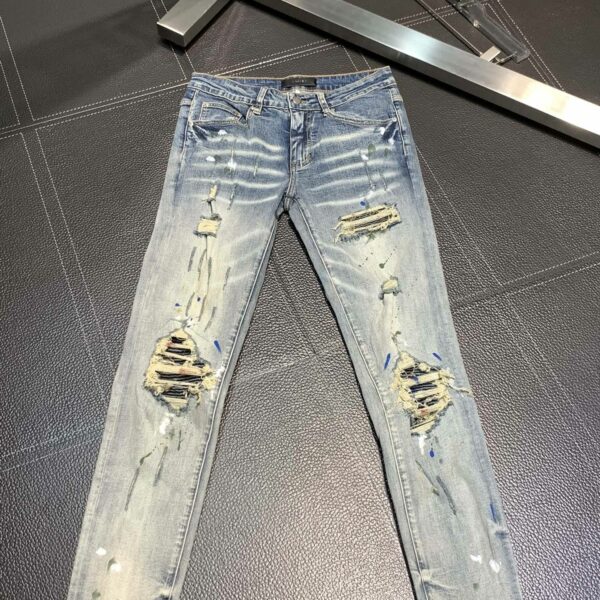 Amiri slim fit petite straight jeans