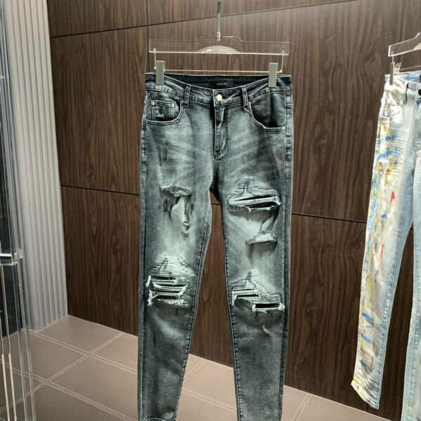 Amiri slim fit petite straight jeans