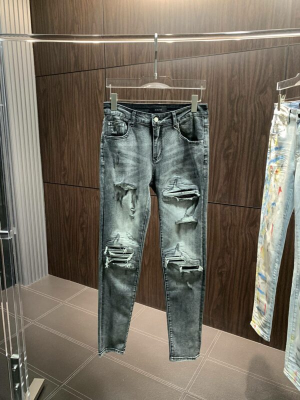 Amiri slim fit petite straight jeans