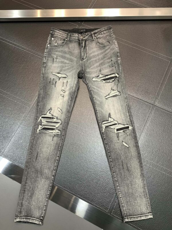 Amiri slim fit petite straight jeans