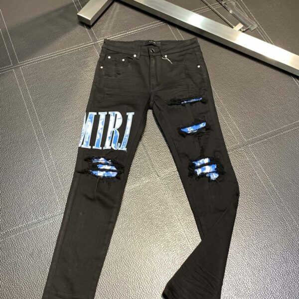 Amiri slim fit petite straight jeans