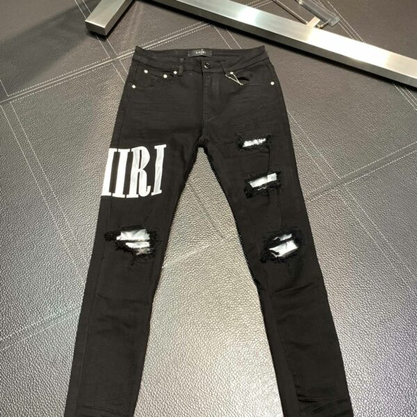 Amiri slim fit petite straight jeans